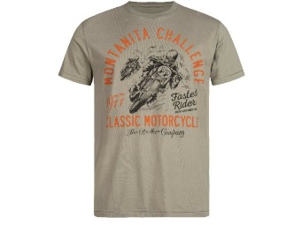 T-Shirt -Montanita- C3010087 Dusty Olive Cotton Tee