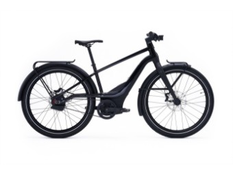 E-Bike “RUSH CITY” black/black L