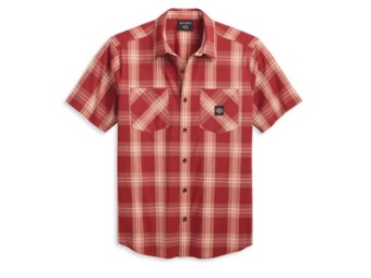 Men's Shirt -#1 Plaid Zippered Slim Fit- 99194-19VM chequered