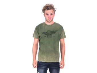 -Cross Wings Retro Stone- T-Shirt WCCTS132736GN Green