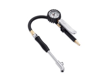 Tire pressure gauge and inflation valve