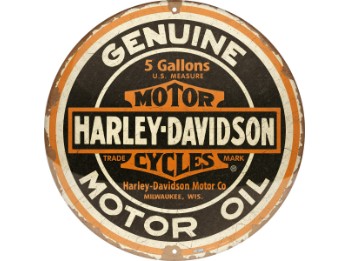 Harley-Davidson Blechschild "H-D Genuine Motor Oil" NA25103