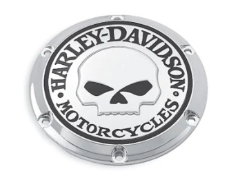 Harley-Davidson Derby Cover 25440-04A Willie G. Skull Collection Chrome Sportster