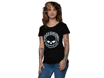 Harley-Davidson Women Dealer T-Shirt "WG Skull Lds." 40291575