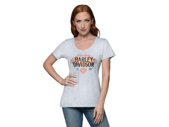Harley-Davidson Women Dealer T-Shirt "Wing Lounge Lds." 40291627