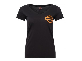Harley-Davidson Damen Dealer T-Shirt "Open B&S on Black" 40291852