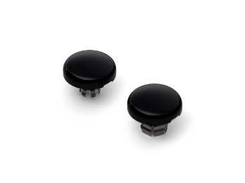 Gloss Black Front Axle Nut Covers 43000314