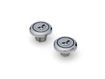 Willie G Skull Front Axle Nut Covers 43000318