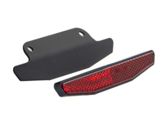 License Plate Reflector and Bracket for Slide-in Base Plate