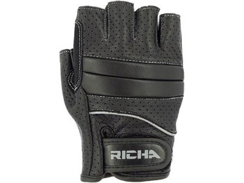 Mitaine Men's Gloves Black Leather Fingers free 5MI-100