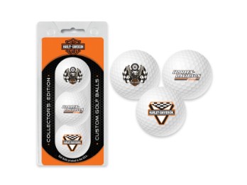 Harley-Davidson "H-D™ GOLF BALL 3 PIECE PACK – VINTAGE" DW668