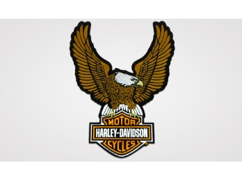 Harley-Davidson Patch "Brown Eagle Bar&Shield" 8011628