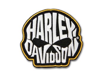Harley-Davidson Patch/Emblem "H-D Text Skull" 8012915