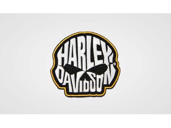 Harley-Davidson Patch "H-D Text Skull" 8012915