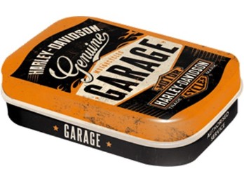 Harley-Davidson Pillendose "Mint Boxes - H-D Garage Logo" NA81324