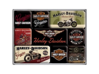 Harley-Davidson "Magnet Sets - H-D Bikes Nostalgic Art" NA83037