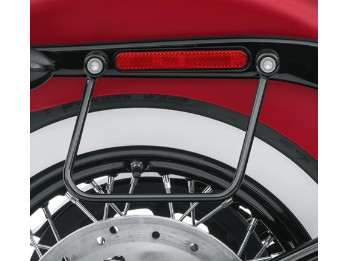 Schwarzglänzende Satteltaschenträger Softail 90201777