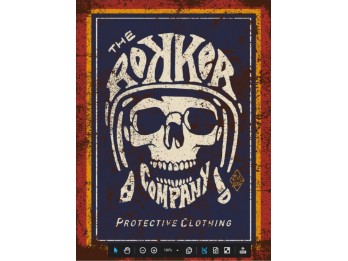 Blechschild "Skull Tin Sign" 90624
