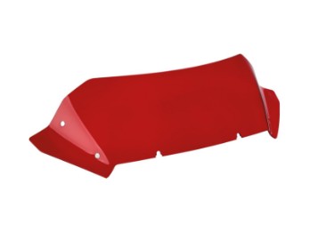 Pare-brise rouge pour Helix Road Glide Sport 205 x 645 mm