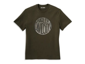 Herren T-Shirt "Circle Lock Up Graphic" 96177-22VM
