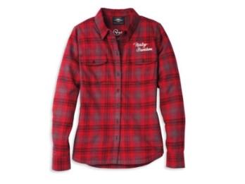 Silver Wing Two Pocket Plaid Flannel Shirt Women