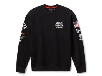 Sweatshirt "Factory Racing Fast Johnnie Crewneck Fleece" 96371-26VX