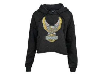 Hoodie "Neon Eagle Cropped" 96516-25VW