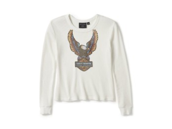 Long Sleeve "Neon Eagle Sistressed Waffle" 96532-25VW
