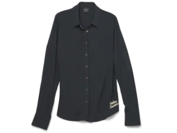 Men's Shirt -Winged Cycle- 96605-19VM Black