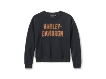 Damen "H-D® Realtree® APG Fleece Crew" 96751-25VW