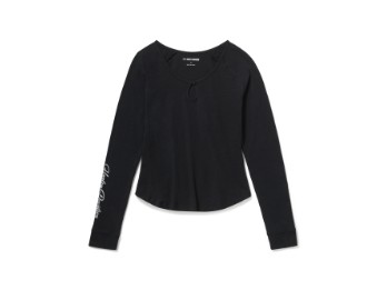 Damen "Essential Bling Keyhole Henley" 96757-25VM