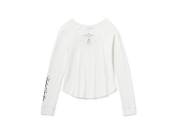 Damen "Essential Bling Keyhole Henley" 96758-25VW