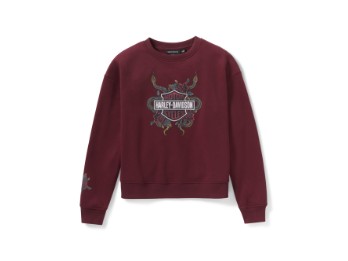 Damen "Serpent Rose Bling Fleece" 96822-25VW