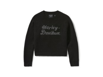 Damen "Metallic Script Intarsia Sweater" 96829-25VW