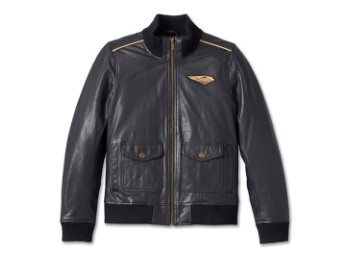 Damen "120th Anniversary Bomber Leather Jacket" 97039-23VW
