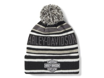 Herren "Harley-Davidson Stripe Pom Beanie" 977772-25VX