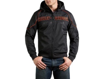 Men's Idyll Windproof Soft Shell Jacket 98163-21VM hood