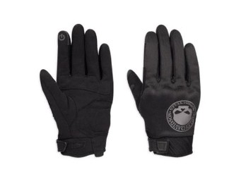 Men's Gloves -Skull- Soft Shell 98364-17EM Black