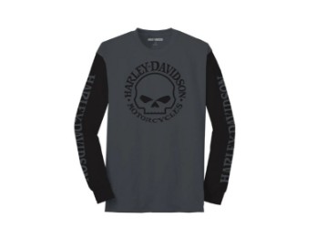 Men's Longsleeve "Willie G Colorblock Tee" 99066-22VM