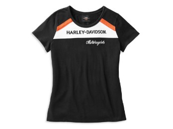 Harley Davidson Accelerate Stripe Knit Top