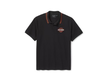 Herren "Bar & Shield Pique Polo" 99252-25VM