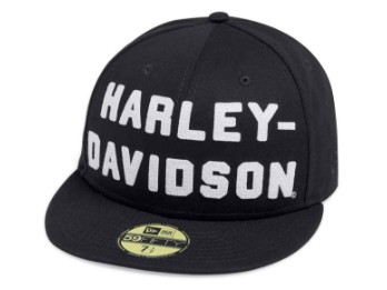 Harley-Davidson® Men's Felt Letter 59FIFTY Baseball Cap, Black 99467-19VM