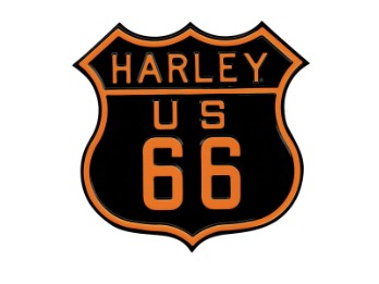 Harley-Davidson Blechschild "H-D ROUTE 66 TIN SIGN" AR-2010261