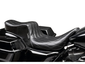 Cherokee Seat Diamond Stitch Black Vinyl 91-9541