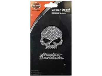 Harley-Davidson Aufkleber "Bling Gems Skull Logo" CG337