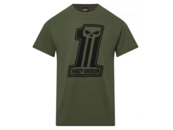 Harley-Davidson Herren Dealer T-Shirt "Dark Trait Millitary Green" 40294859