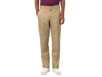 Men "Slim Straight Double Knee" Pantalon