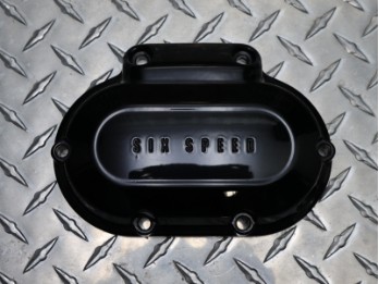 Twin Cam Transmission Cover Gloss Black Coated