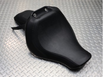 Seat driver + passenger H-D OEM Fat Boy M8 black 52000333