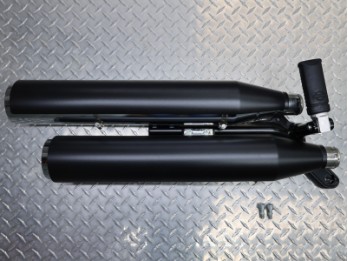 Street Bob/ Low Rider S/ST Auspuff + Hitzeschild + Halter OEM 64900458